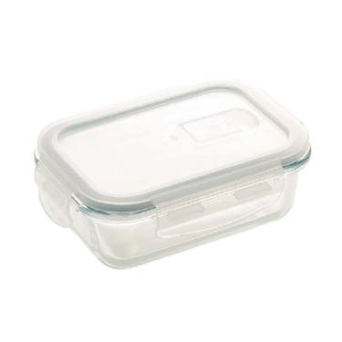 Imagem de Vasilha De Vidro Hermético Marmita Tampa 640ml P/ Microo Freezer Congelador, Guardar Alimento