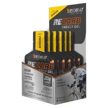 Imagem de Recarb Energy Gel - Caixa com 10 un. - GEL DE CARBOIDRATO - Reidrat Nu