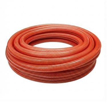 Imagem de 5 Metros Mangueira De Sucção Duto Pesada Em Pvc 3 Polegadas Laranja