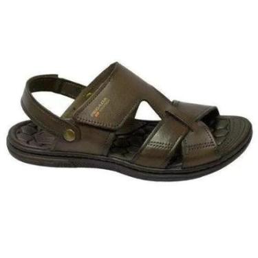 Imagem de Sandália Pegada Masculina de Couro 133304-02-Masculino