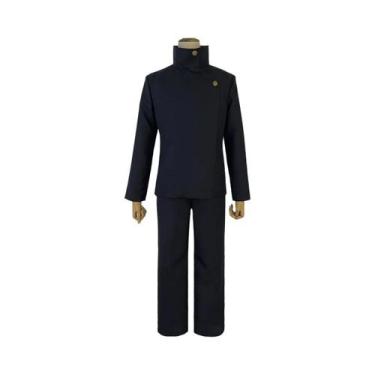 Imagem de Fantasia Cosplay Fushiguro Megumi Azul Escuro Com Peruca, Jaqueta, Cal