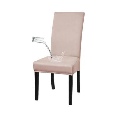 Imagem de Capa De Cadeira Elástica E Impermeável Para Proteção E Decoração De Sa