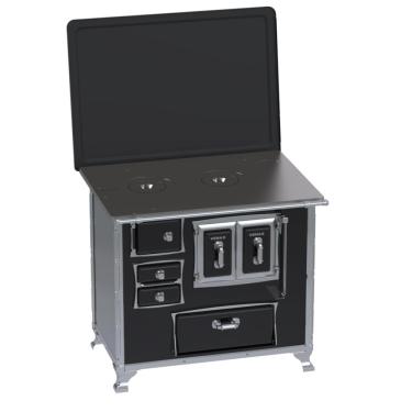 Imagem de Fogao a Lenha Venax GII n 2 Sec XVIII Preto Gab SE