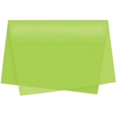 Imagem de Papel Folha de Seda Verde Claro 48X60CM 20G Pacote com 100 - VMP
