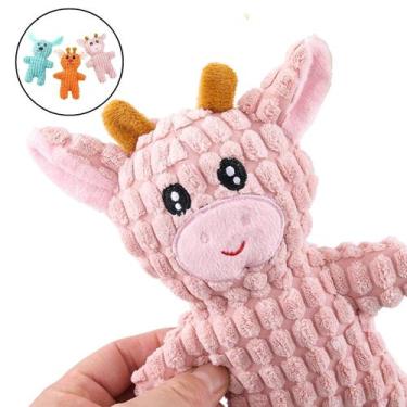 Imagem de Brinquedo Bichinhos Pelúcia Pet Apito Mordedor Cães Gatos - - Pet Amig