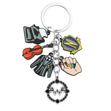 Imagem de Chaveiro Chaveiro Série de TV Gothic Wednesday Addams