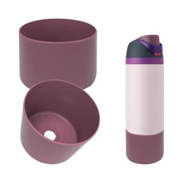 Imagem de Capa Protetora Antiderrapante De Silicone Para Garrafa De Água Owala 2