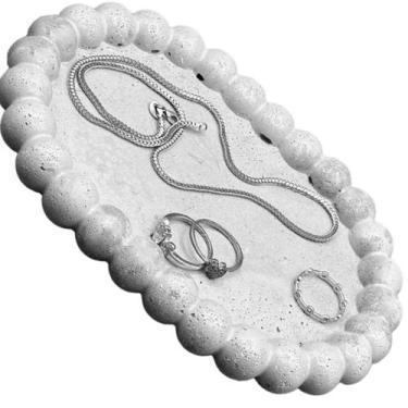 Imagem de Expositor Bandeja Para Joias Colar Brinco Aliança Pulseiras Artesanal 