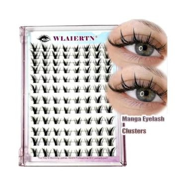 Imagem de Cílios Postiços 3D Segmentados Reutilizáveis, Espessos, Naturais, Com 