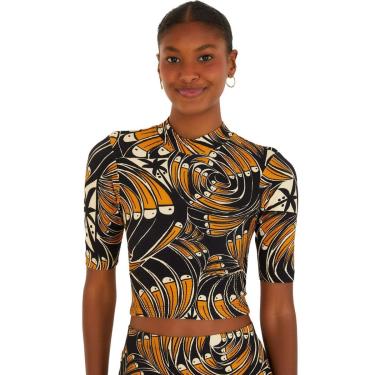Imagem de Blusa Cropped Farm Rio Leque de Tucano-Feminino