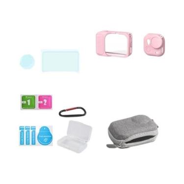 Imagem de Capa Protetora De Silicone Ultra Para Insta360 GO Com Película De Lent