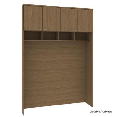 Imagem de Guarda Roupa Modulado Ponte 163cm 04 Portas 234cm Alt Setiba - Móveis 