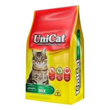 Imagem de Ração Seca UniCat Mix Gato Adulto Sabor Variado 10.1 Kg - Congratulati