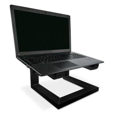 Imagem de Suporte Para Notebook Laptop Stand Dj Em Aço Macbook Preto - Genus Móv