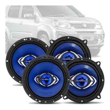 Imagem de Kit Falante Hurricane Para Portas 6 + 5 Pol Fiat Uno Mille - OESTESOM