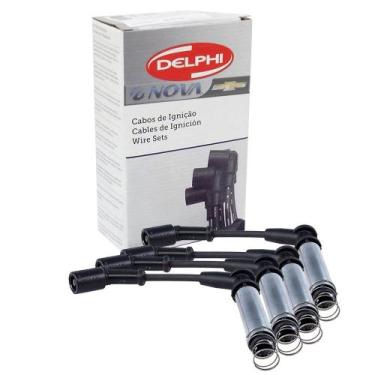 Imagem de Jogo De Cabos Velas Delphi Onix 1.0,1.4,spe 4 prisma spin 1.8 Spe Xs10