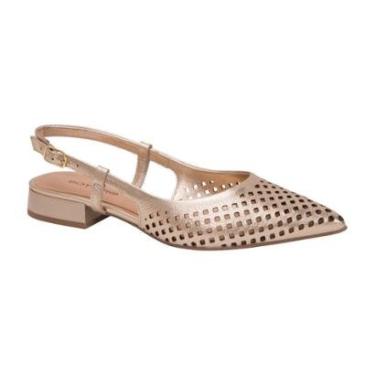 Imagem de Sapatilha Bottero Slingback Em Couro-Feminino