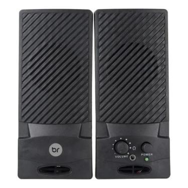 Imagem de Caixa de som usb bright preto com controle para mesa, PRETO