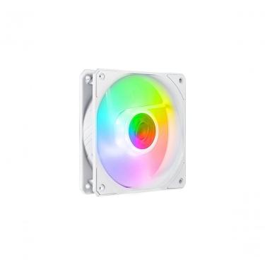 Imagem de Kit Fan para Gabinete Sickleflow 120 ARGB White Edition 3in1 com 3 Fans ARGB e Controla...