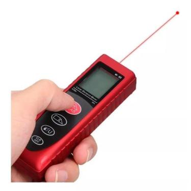 Imagem de Trena Digital A Laser Medição A Distância Alcance 80 Mts Profissional 