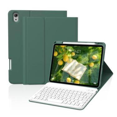 Imagem de Funda con teclado JKSML para iPad 11" 10.9" inalámbrica y desmontable
