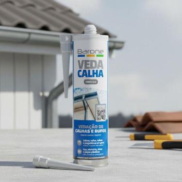 Imagem de Adesivo Selante Acrílico Veda Calha Pu40 Barone 360g