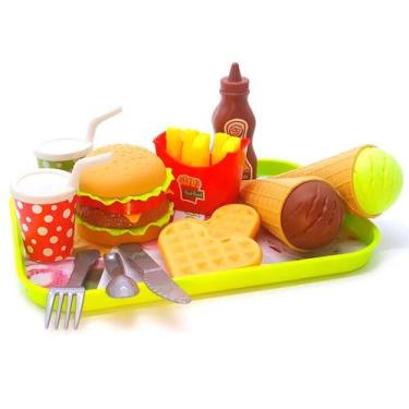 Imagem de Comida de Brincar Kit de Fast Food e Sobremesa 8813 - Dorémi - COML Be