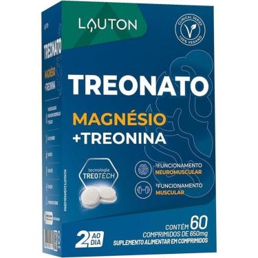 Imagem de Treonato Magnesio Treonina 650 Mg 60 Caps - Lauton-Unissex