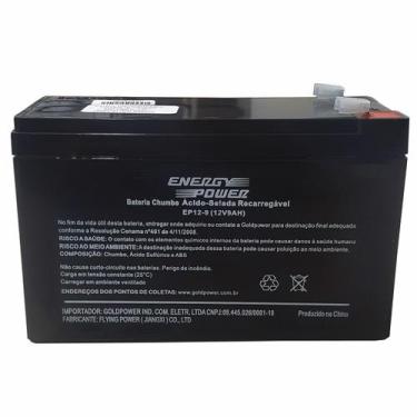 Imagem de Bateria Selada Para Nobreak EnergyPower EP12-9, VRLA, Recarregável, 12