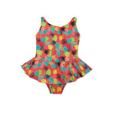 Imagem de Maiô Infantil juvenil Estampado Bailarina Verão Moda Praia - Pathy mod