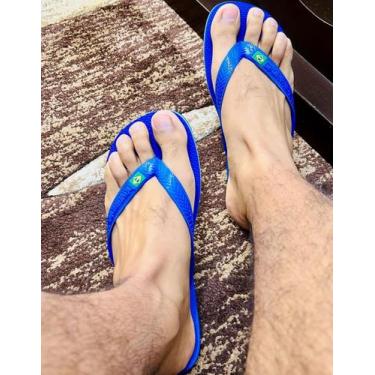 Imagem de chinelo havaianas brasil oririnal, Azul, 39/40