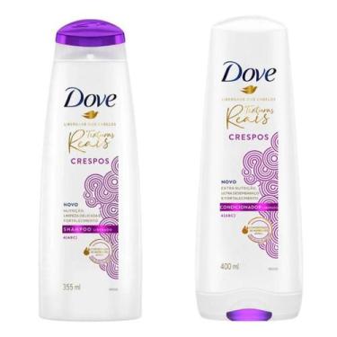Imagem de Kit Shampoo E Cond Dove Liberdade Dos Cabelos Crespos 355ml