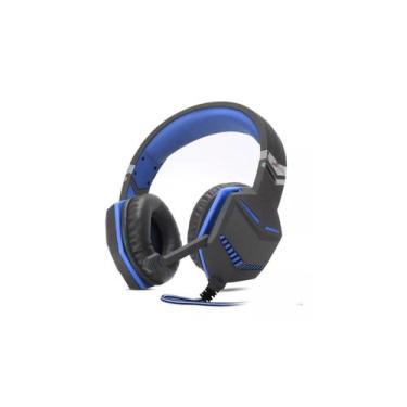 Imagem de Fone de ouvido gamer kp-433 - KNUP, Azul
