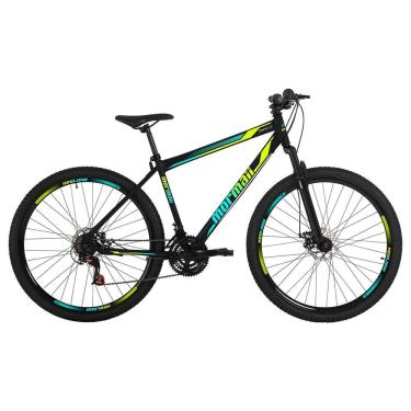 Imagem de Bicicleta Mountain Bike Jaws 2.0 Aro 29 Quadro Aço 21 Marchas Mormaii Preto com Grafism...