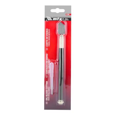 Imagem de Cortador de Vidro 872649 para Espessura Até 10mm com Reservatório de Óleo Cabo de Metal Vermelho MTX