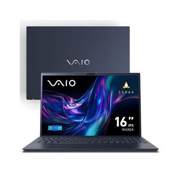 Imagem de Notebook VAIO FE16 Intel Core  i7-1355U Linux 8GB RAM 512GB SSD 16" IPS WUXGA Antirreflexo - Cinza Grafite