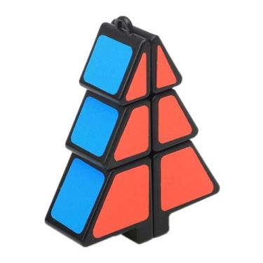 Imagem de Quebra-Cabeça Cubo Mágico De Natal 1x2x3 Profissional Para Crianças - 