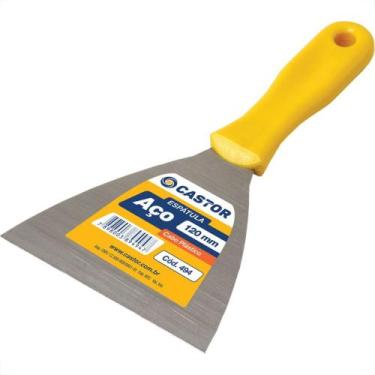 Imagem de Espatula Parede Castor Laminada Cabo Plastico 120Mm 494