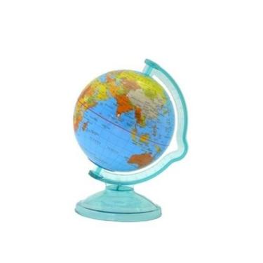Imagem de Cofre globo mapa mundi plast 16cm - SEM MARCA
