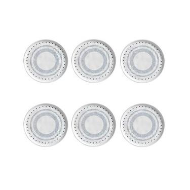 Imagem de Conjunto de Pratos de Sobremesa Bio Astral 6 Peças Cerâmica Porto Brasil