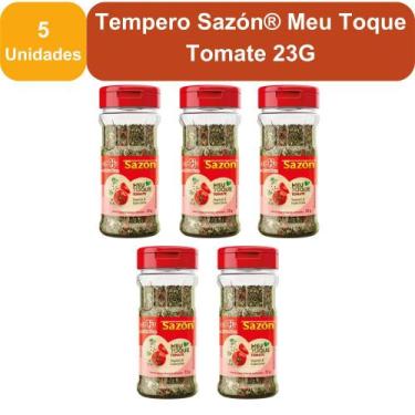 Imagem de Kit 5 Unidades Tempero Sazón Meu Toque Tomate 23G - AJINOMOTO
