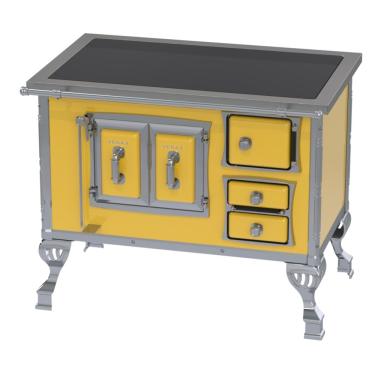 Imagem de Fogao a Lenha Venax GII n 2 Sec XVIII Premium Amarelo SE