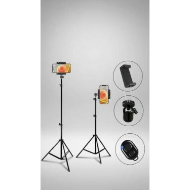 Imagem de Tripé Profissional Ajustável 70cm-2.10m - Congratulations Store