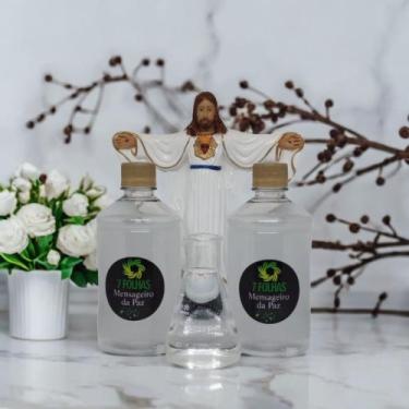 Imagem de Banho Mensageiro da Paz Líquido 500ml 7 Folhas Harmonia, Equilíbrio Es