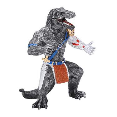 Imagem de Brinquedo de Figura de Dinossauro, Brinquedo de Modelos de Dinossauro, Simulação de Figura de Dinossauro Sólido Modelos de Dinossauro para Grande Decoração(Guerreiro tiranossauro)