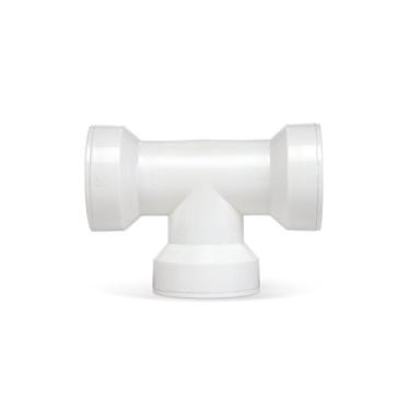 Imagem de Plumb Pak 48QLK 3,87 cm (1-1/2"), camiseta de acoplamento de três vias, branca