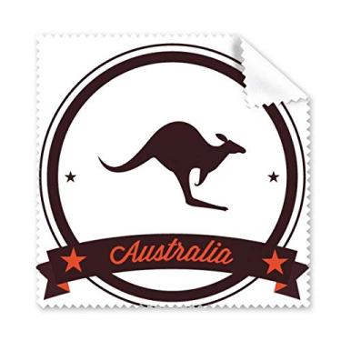 Imagem de Pano de limpeza de tela de telefone com emblema de Canguru Sabor Austrália, 5 peças