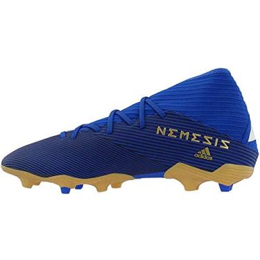 Imagem de Tênis de futebol masculino Adidas Nemeziz 19.3 Firm Ground, Futebol azul/Ftwr branco/preto, 6.5