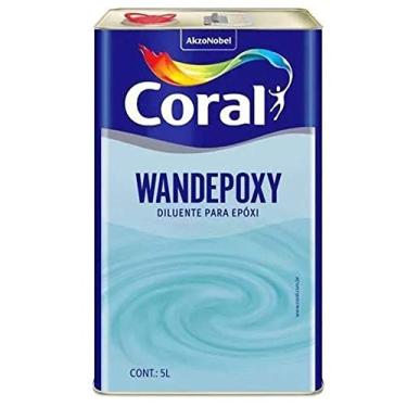 Imagem de Diluente para Epóxi Wandepoxy, Incoloro, 5 L, Coral