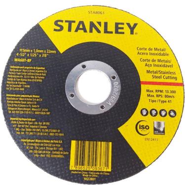 Imagem de Disco Corte Fino 4.1/2 X 1.6 MM STA8061 - Stanley